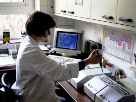 Biotest in the laboratory